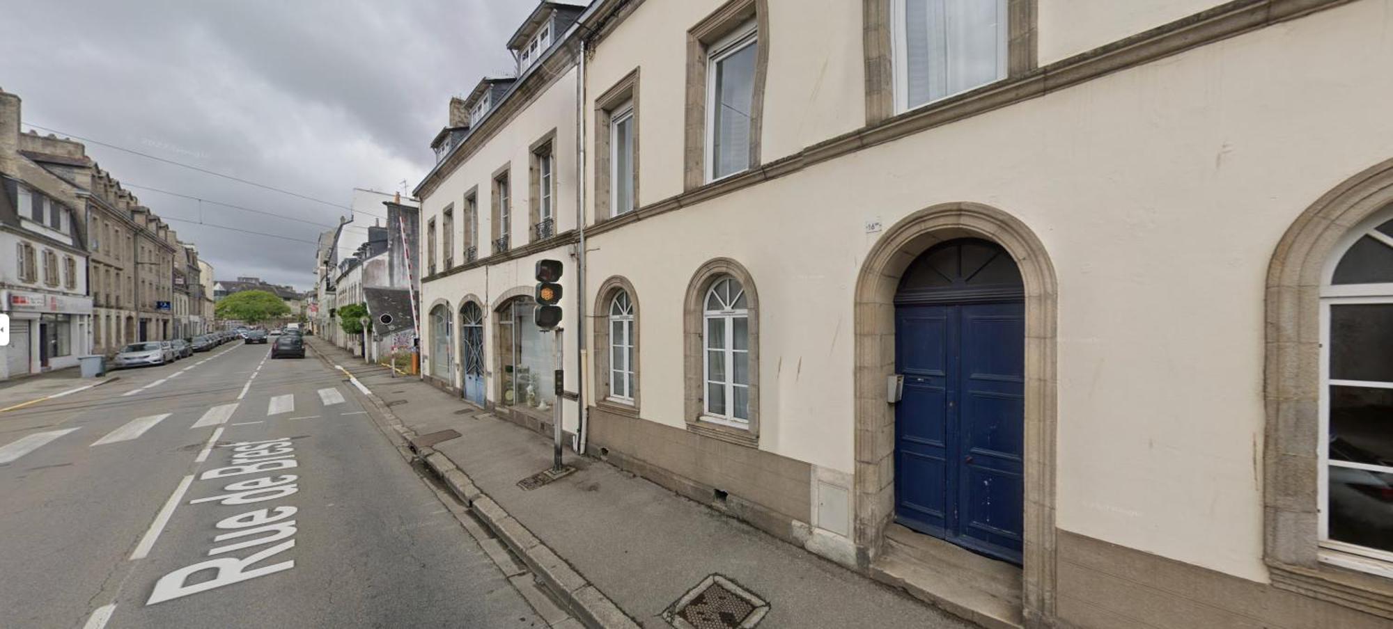 Le Noir Bois Et Blanc - Studio - Wifi - Centre Ville - Entree Autonome Quimper Bagian luar foto